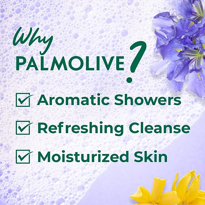 Palmolive Iris Flower & Ylang Ylang Essential Oil Aroma Absolute Relax Shower Gel (750ml)