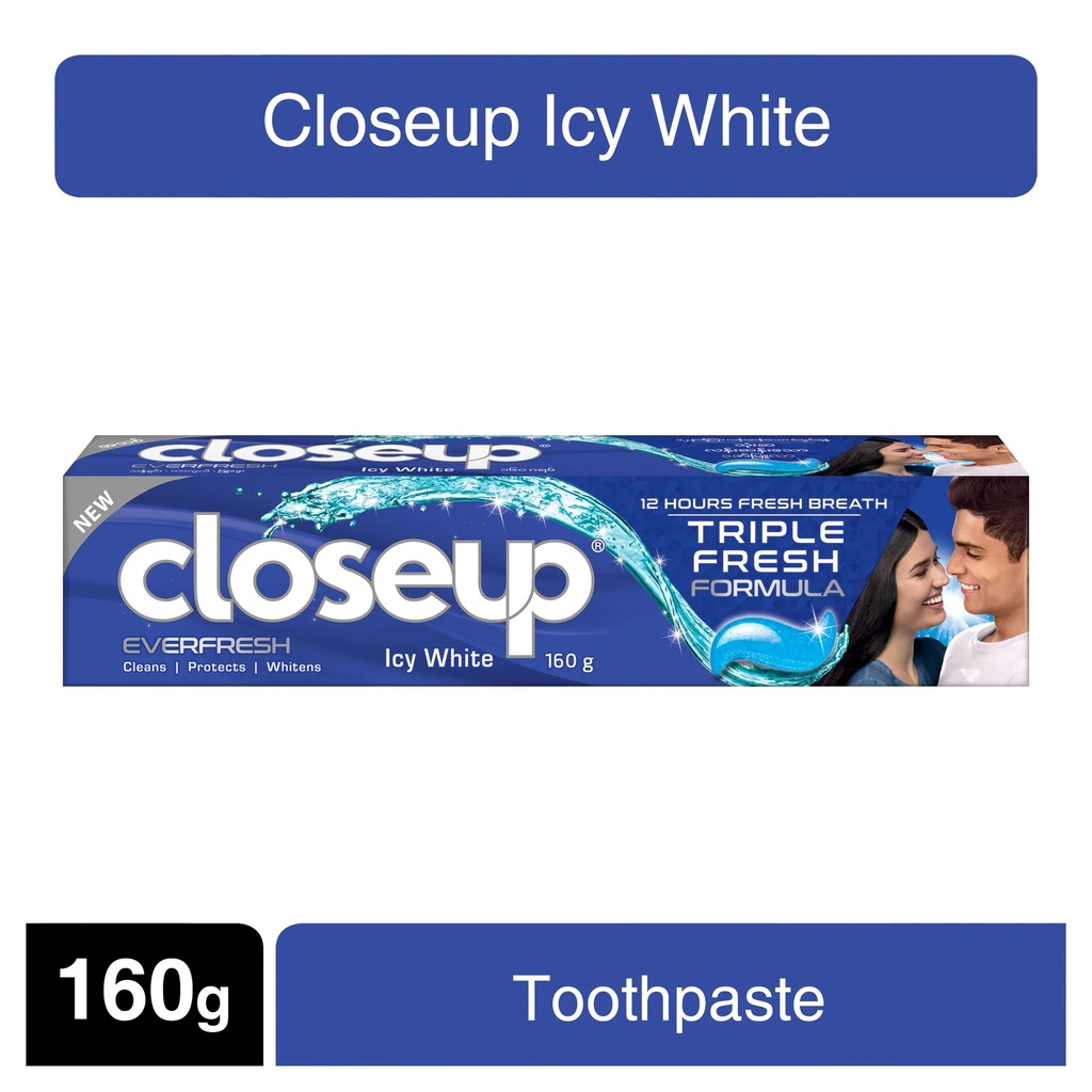 closeup Everfresh Icy White Winter Blast Toothpaste