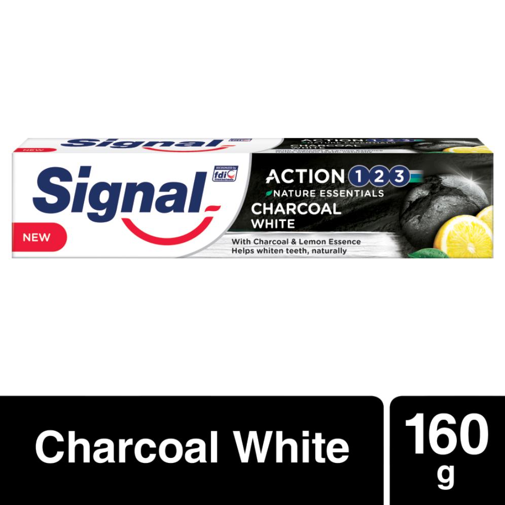 Signal Action 123 Toothpaste Charcoal White 160g