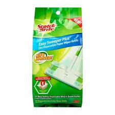 3M Scotch Brite Easy Sweeper Dry Wiper Cloth RefillsQ600RD-E 