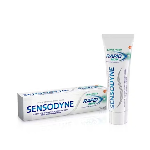 [HMPSHYTPSDRREF] Sensodyne Rapid Relief Extra Fresh Toothpaste ( 3.4oz )